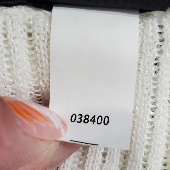 Lane Bryant Palm Burnout Ribbed Tank/Swimsuit Cover-up White ~ NWT Sz 26/28 - Picture 11 of 12